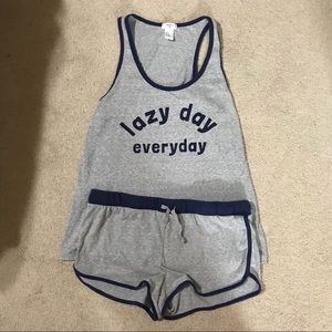 NEVER WORN Lazy day everyday pajama set